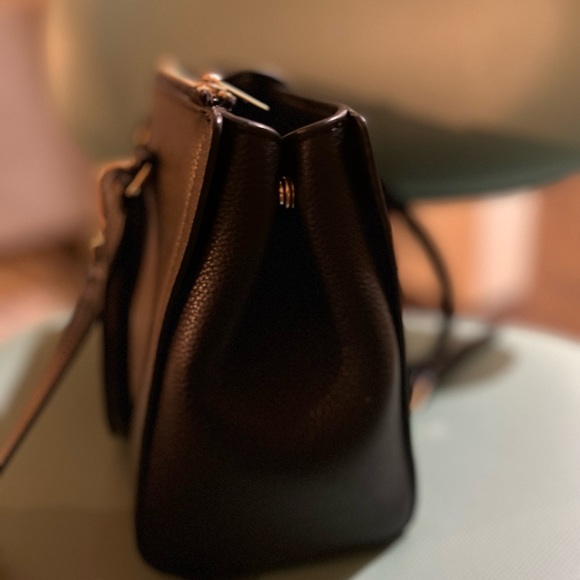 Furla Studded Leather Satchel - Picture 7 of 9